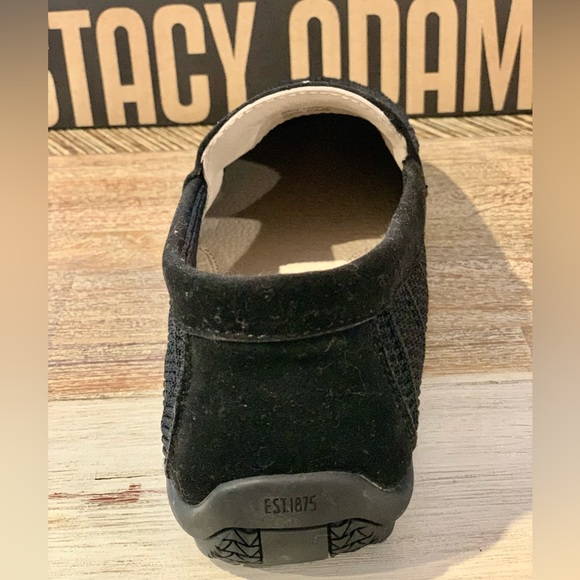 * NEW Stacy Adams Ciran Black Loafers Knit shoes 8M  NIB * - Picture 5 of 7